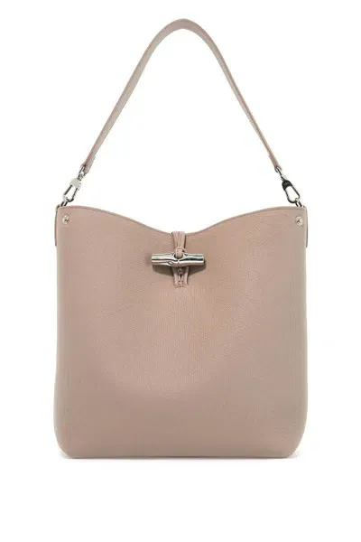 Longchamp Shoulder Bag M Le Roseau In Neutrals