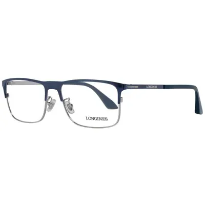 Longines Men' Spectacle Frame  Lg5005-h 56090 Gbby2 In Blue