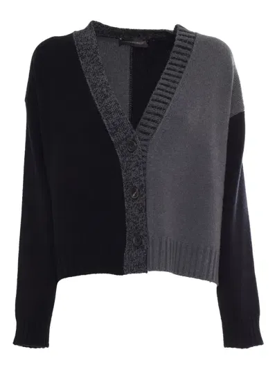 Lorena Antoniazzi Knit Cardigan In Blue