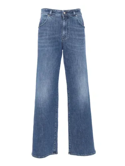 Lorena Antoniazzi Wide-leg Jeans In Blue