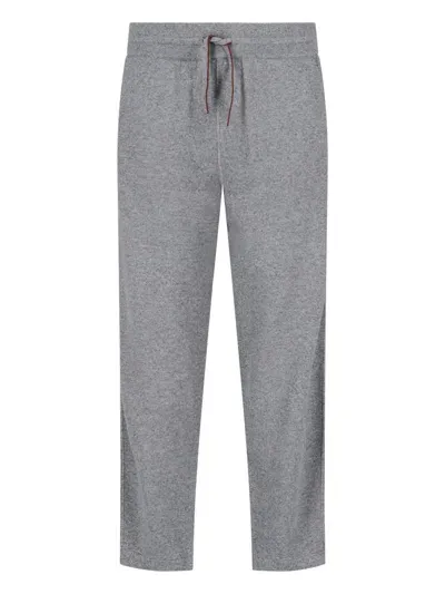 Loro Piana Cashmere Sports Trousers In Gray