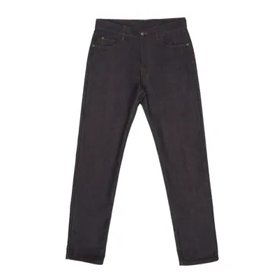 Loro Piana Logo Patch Jeans In Navy