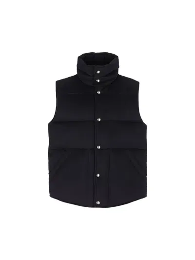 Loro Piana Padded Buttoned Jacket In Black