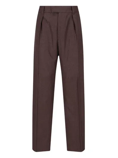 Loro Piana Straight Pants In Brown