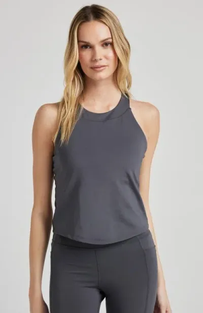 Losano High Neck Tank In Black