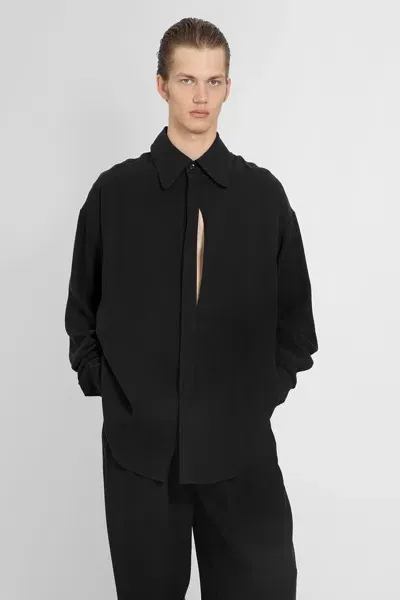 Louis Gabriel Nouchi Man Black Shirts