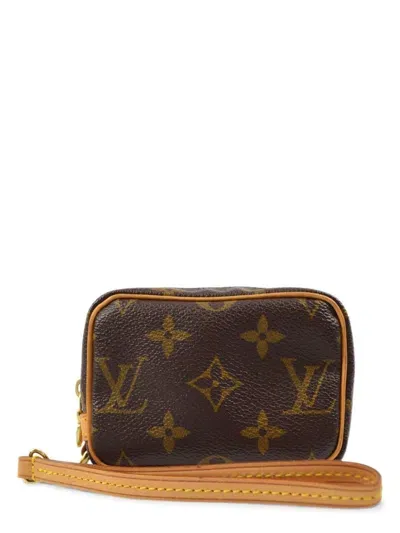 Pre-owned Louis Vuitton 2005 Trousse Wapity Pouch In Brown