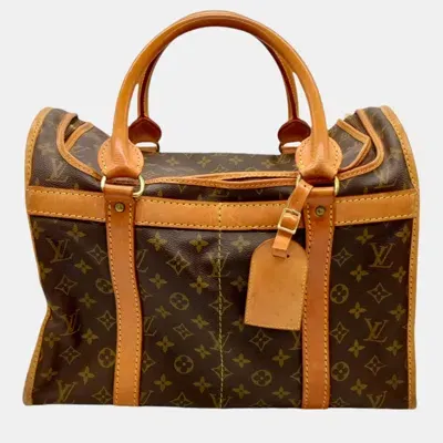 Pre-owned Louis Vuitton Brown Monogram 50 Pet Carrier