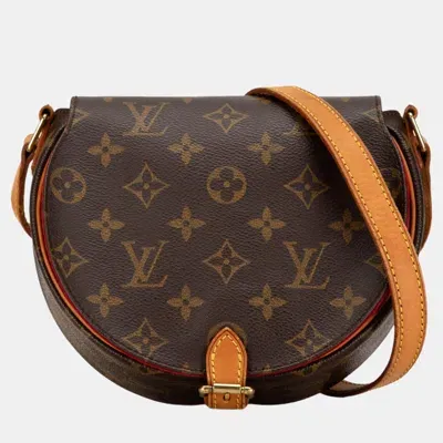 Pre-owned Louis Vuitton Brown Monogram Sac Tambourine