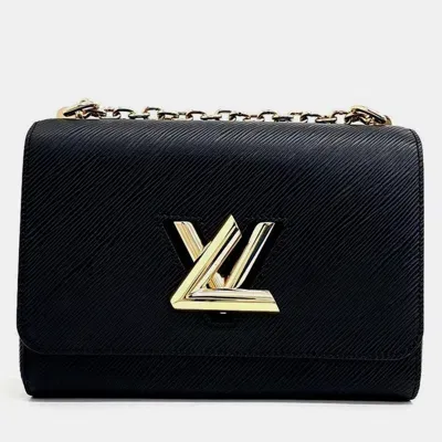 Pre-owned Louis Vuitton Epi Twist Mm Bag In Black