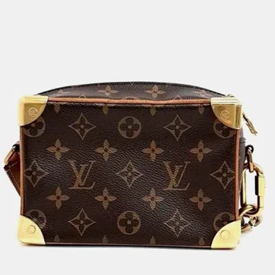 Pre-owned Louis Vuitton Monogram Mini Soft Trunk In Brown