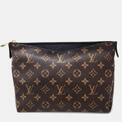 Pre-owned Louis Vuitton Monogram Palace Beauty Case In Brown