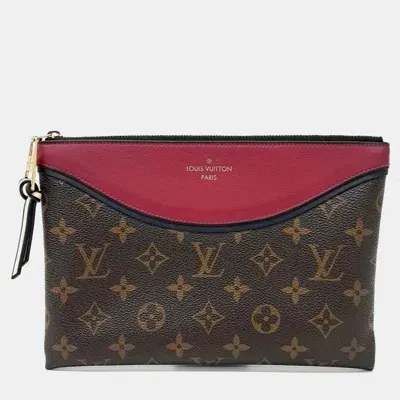 Pre-owned Louis Vuitton Monogram Pochette Tuileries Nm Bag In Brown