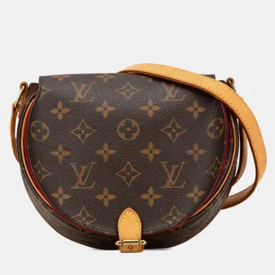 Pre-owned Louis Vuitton Monogram Sac Tambourine In Brown