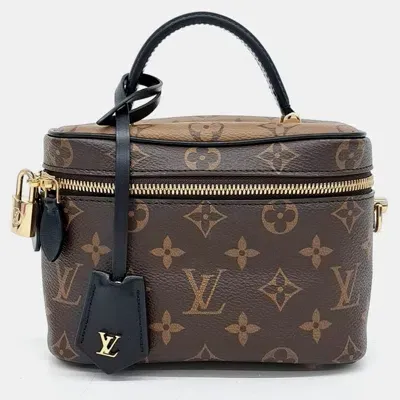 Pre-owned Louis Vuitton Monogram Vanity Pm Bag In Brown