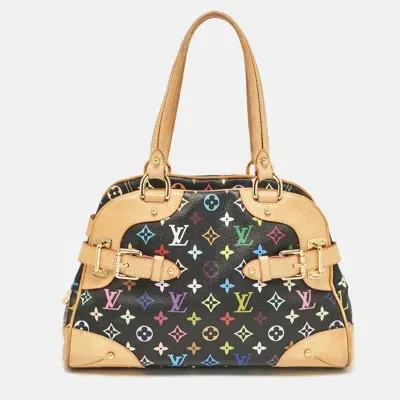 Pre-owned Louis Vuitton Multicolor Coated Canvas Leather Satchel