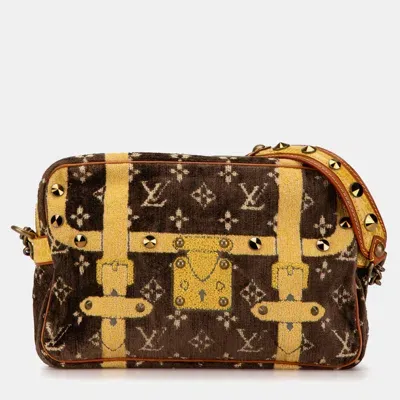 Pre-owned Louis Vuitton Trompe L'oeil Trocadero Bag In Brown