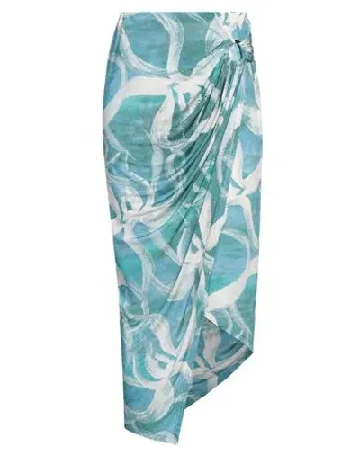 Louisa Ballou Coastline Long Skirt In White Flower