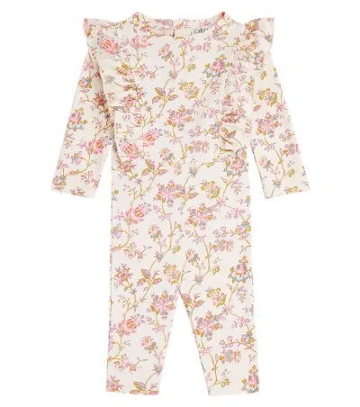 Louise Misha Baby Linette Floral Rashguard Swimsuit In Multicoloured