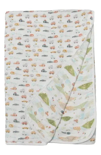 Loulou Lollipop Kids'  Print Muslin Quilt In White Multi Color