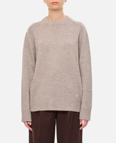 Loulou Studio Baltra Cashmere Sweater In Neutrals