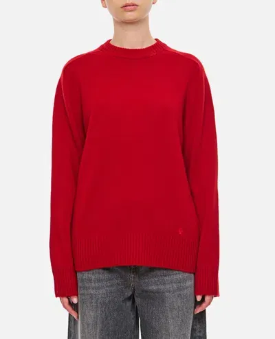 Loulou Studio Baltra Cashmere Sweater In Red