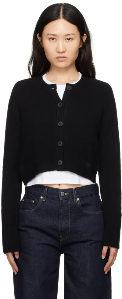 Loulou Studio Black Zephir Cardigan