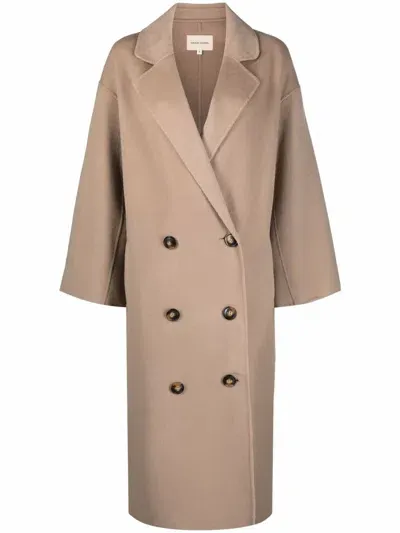 Loulou Studio Coat In Brown