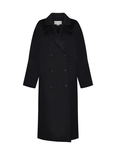 Loulou Studio Coat In Black