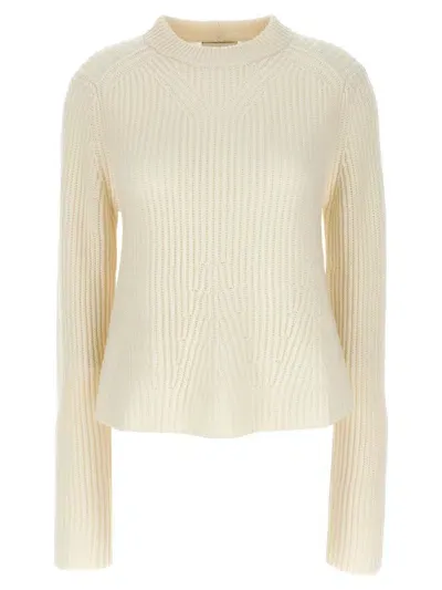 Loulou Studio Cosmo Cashmere Sweater In White