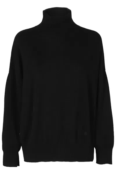 Loulou Studio High Collar Sweater In Black