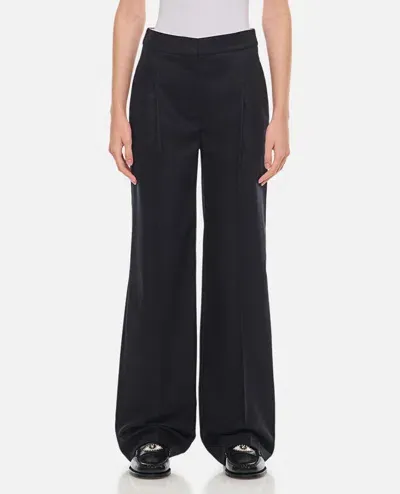 Loulou Studio Juno Wool Pants In Black