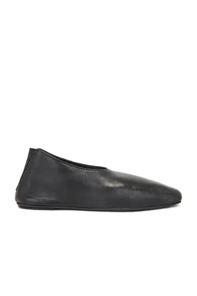 Loulou Studio Black Rachel Slip-on Loafers