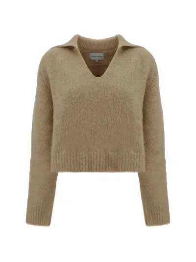 Loulou Studio Sweater In Beige Melange