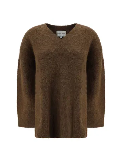 Loulou Studio Sweater In Choco