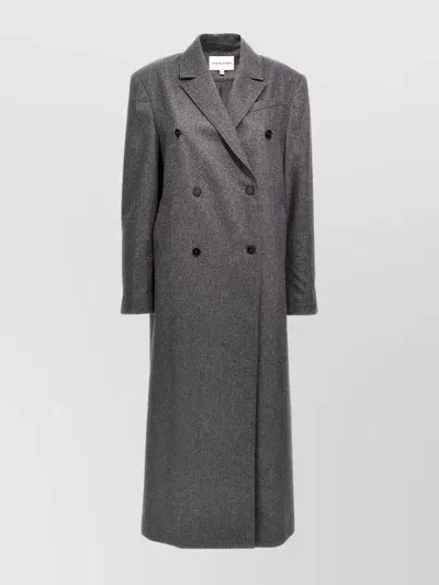 Loulou Studio Zeno Coat In Grey