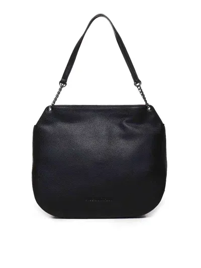 Love Moschino Rounded Shoulder Bag In Negro