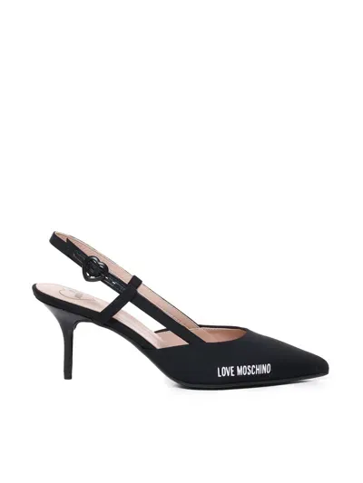 Love Moschino Sandals In Schwarz