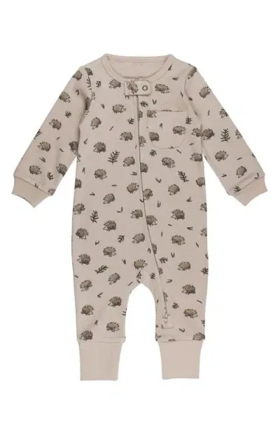 L'ovedbaby Critter Print Organic Cotton Romper In Prickles