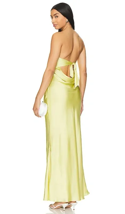 Lovers & Friends Julieta Maxi Dress In Melon Green