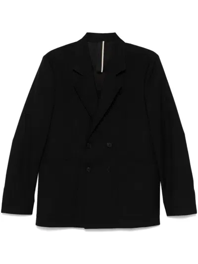 Low Brand Double-breasted Blazer In Schwarz