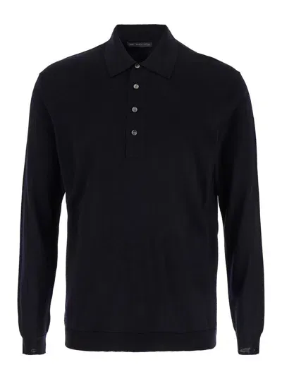 Low Brand Polo Shirt In Blue