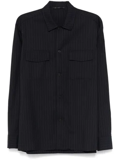 Low Brand Pinstriped Shirt In Blue