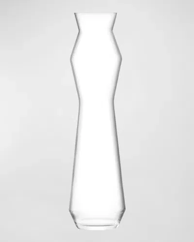 Lsa Sculpt 39.25" Vase, Clear In Transparent