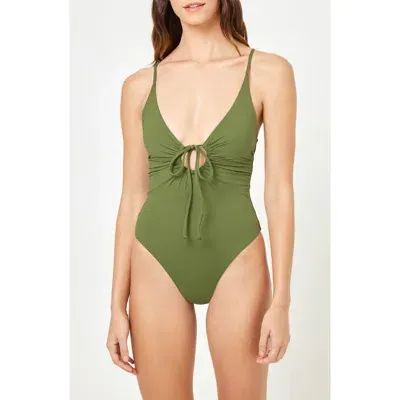 L*space Lspace Piper Keyhole One-piece Swimsuit In Jungle