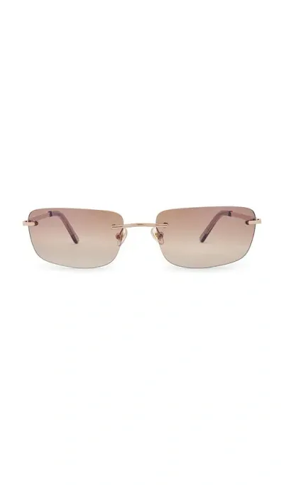 Lu Goldie Paris Sunglasses In Tan