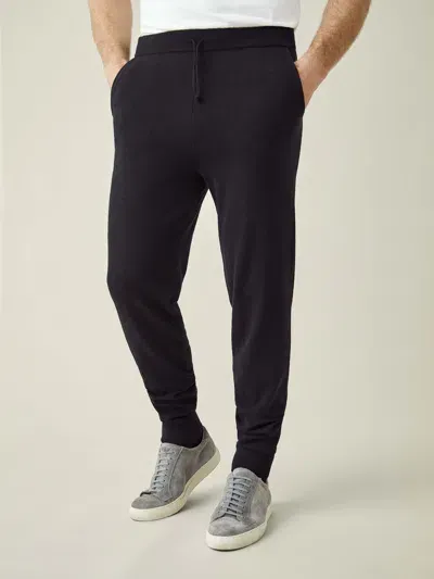 Luca Faloni Jogger Sweat Trousers In Black