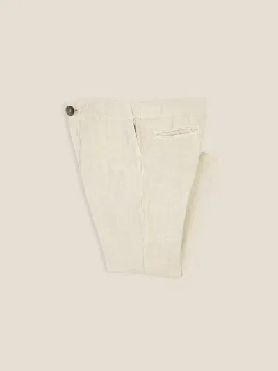 Luca Faloni Boy's Lipari Trousers In Neutral