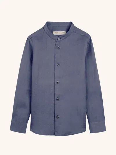 Luca Faloni Boy's Versilia Shirt In Blue