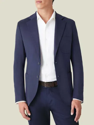 Luca Faloni Blazer In Navy Blue